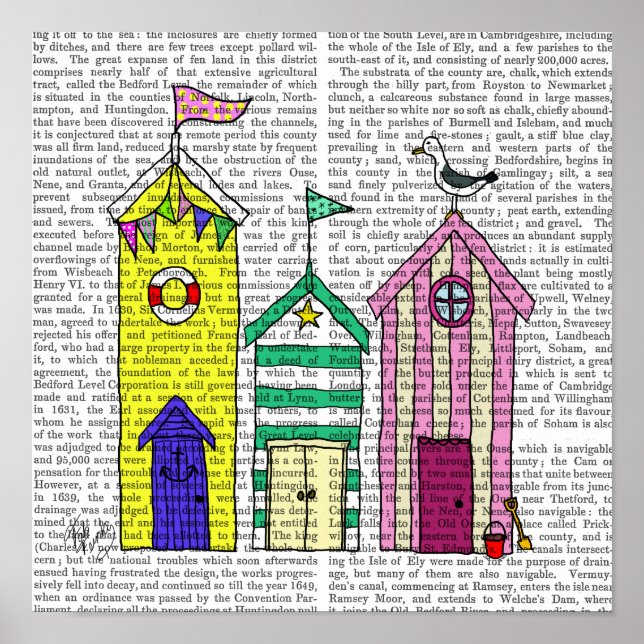 Strandhütten Poster (Vorne)