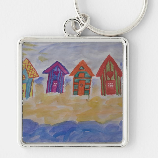 Strandhütten Schlüsselanhänger (Vorne)