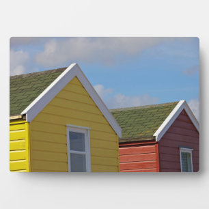 Strandhütten Südwold, England Fotoplatte