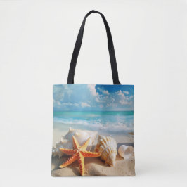 Strandinspirierte Tragetasche