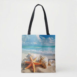 Strandinspirierte Tragetasche