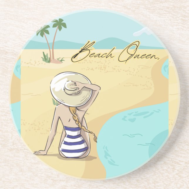 Strandjunge Getränkeuntersetzer (Vorne)