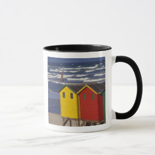 Strandkabinen in der St. James Bay, bei Kapstadt, Tasse