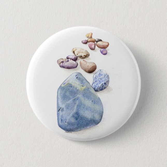 Strandkachelknopf Button (Vorderseite)