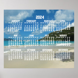 Strandkalender 2024 mit Foto Poster
