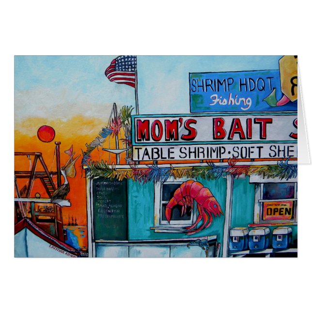 Strandkarte Bait Shop (Vorderseite (Horizontal))