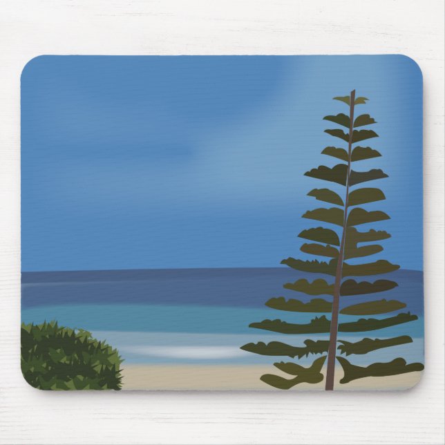 Strandkiefernwald Mousepad (Vorne)