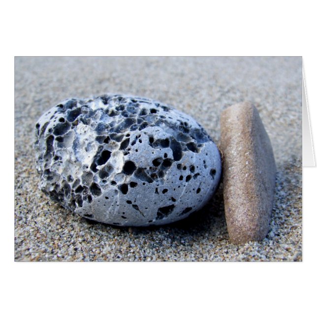 Strandkiesel Karte (Vorderseite (Horizontal))