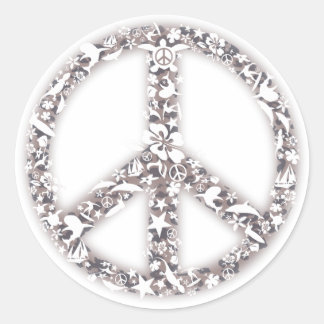 Strandkleber Runder Aufkleber