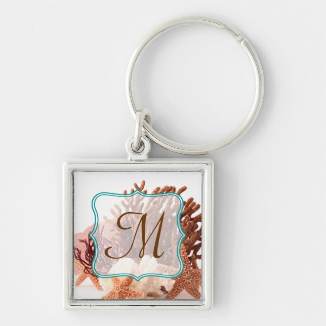 Strandkorallenfisch Sand Ocean Sand Schlüsselkette Schlüsselanhänger (Vorne)