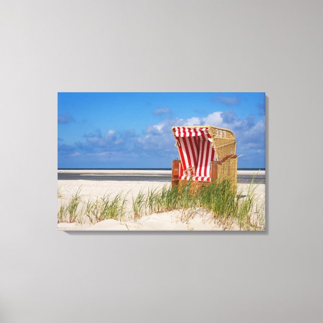 Strandkorb 337 leinwanddruck (Vorderseite)