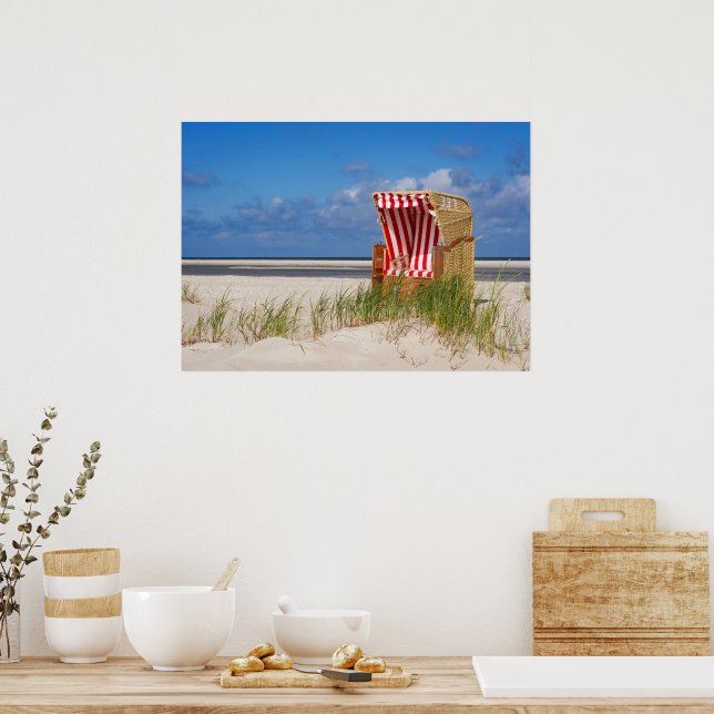 Strandkorb 337 poster (Küche)