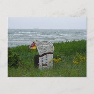 Strandkorb Postkarte