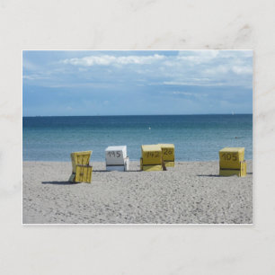 Strandkorb Postkarte