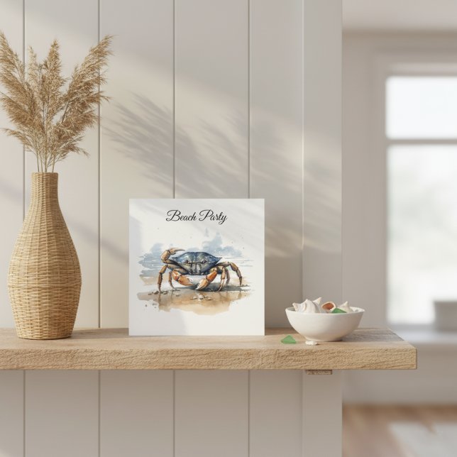 Strandkrabbe Einladung (Von Creator hochgeladen)