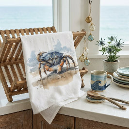 Strandkrabbe Geschirrtuch