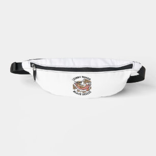 Strandkuh-Shirt Vintage-Sommer-Landwirtschaftstier Bauchtasche