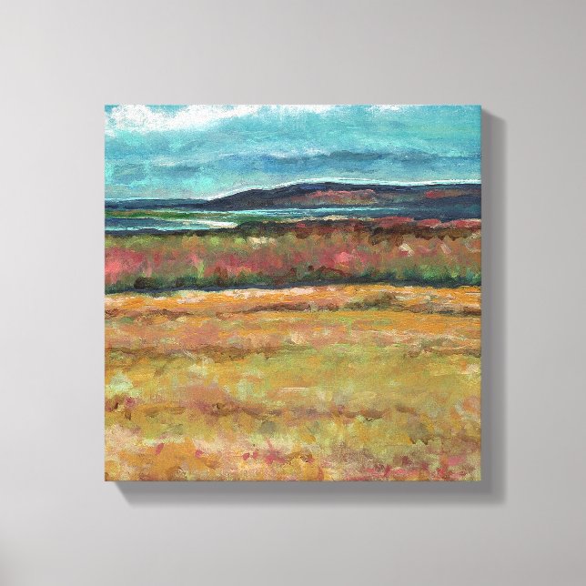 Strandküste Sand Dune Shoreline Art Leinwanddruck (Vorderseite)