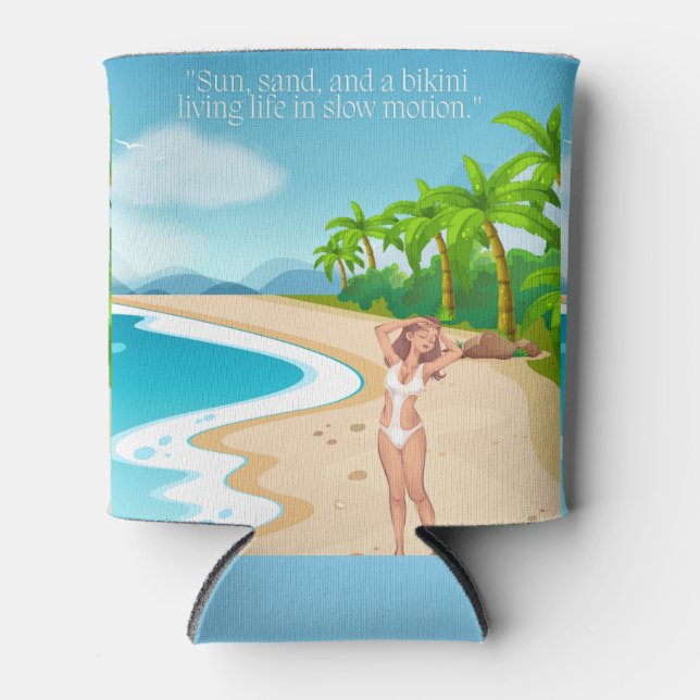 Strandladie Dosenkühler (Vorderseite)