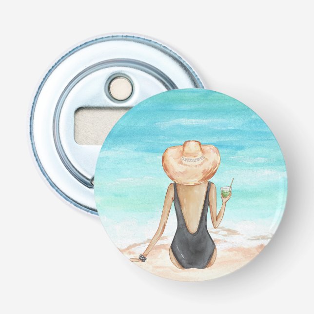 Strandladie Flaschenöffner (Vorderseite)