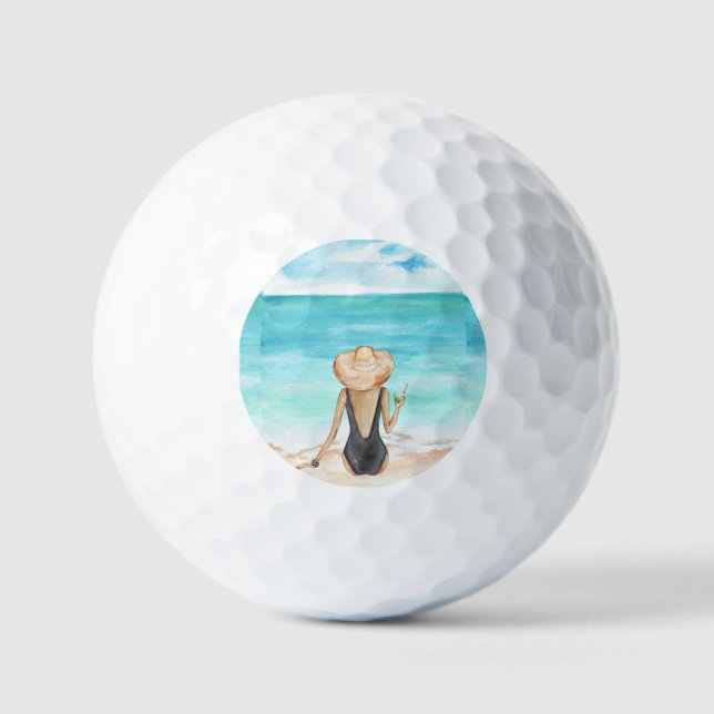 Strandladie Golfball (Vorderseite)
