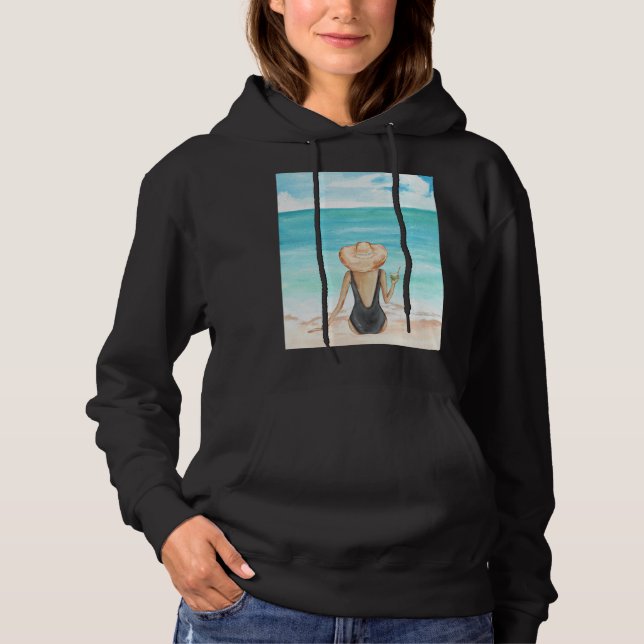 Strandladie Hoodie (Vorderseite)