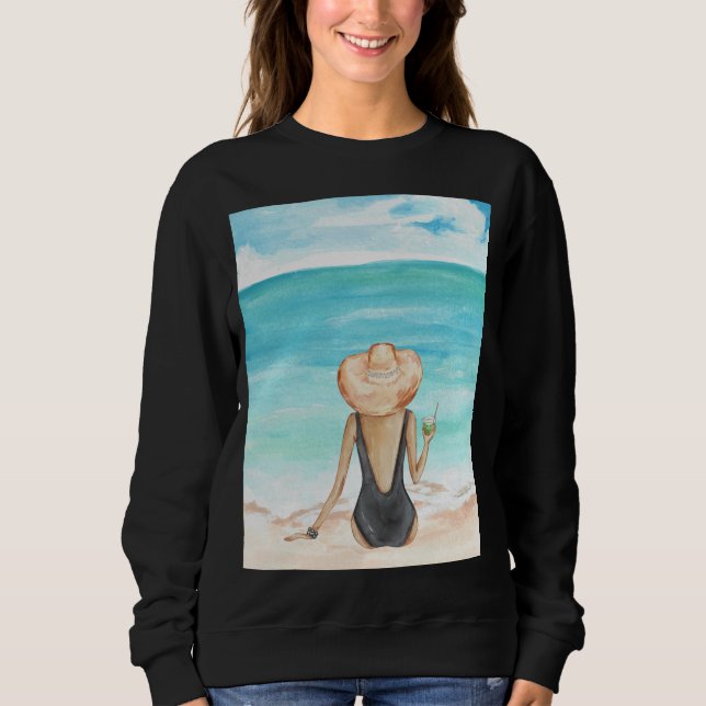 Strandladie Sweatshirt (Vorderseite)