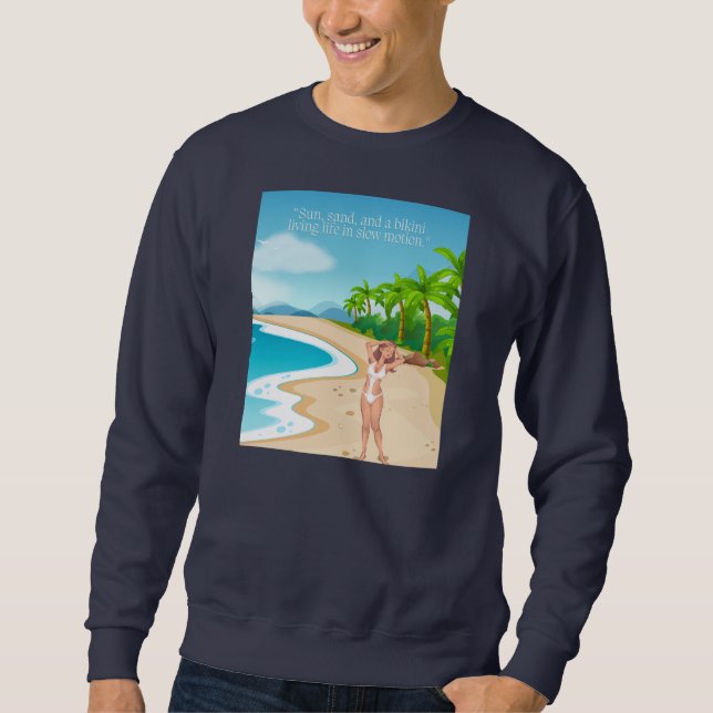 Strandladie Sweatshirt (Vorderseite)