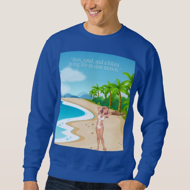 Strandladie Sweatshirt (Vorderseite)