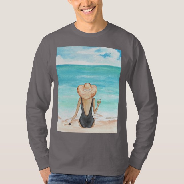 Strandladie T-Shirt (Vorderseite)