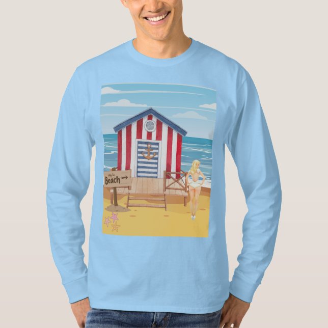 Strandladie T-Shirt (Vorderseite)