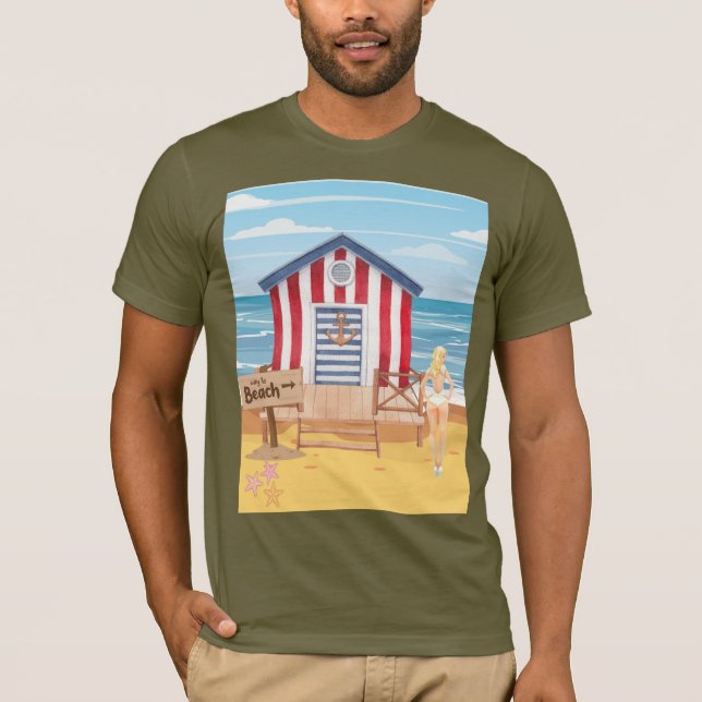 Strandladie T-Shirt (Vorderseite)