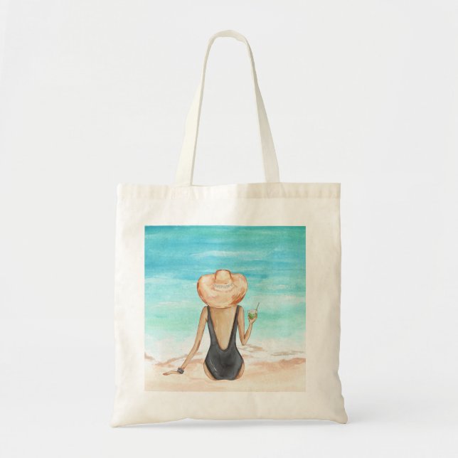Strandladie Tragetasche (Vorne)