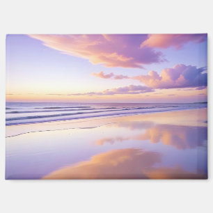 Strandlandschaft Küste Sonnenuntergang Friedliche  Magnet