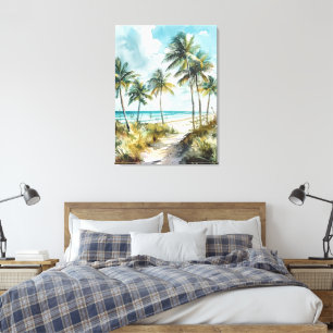 Strandlandschaft Leinwanddruck