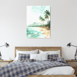 Strandlandschaft Leinwanddruck