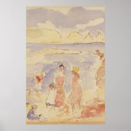 Strandlandschaft Sketch Poster