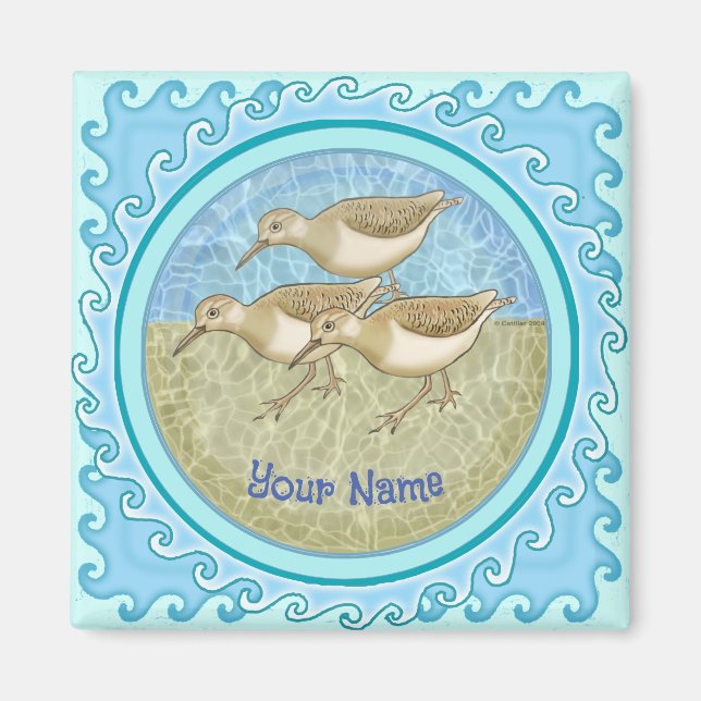 Strandläufer  magnet (Vorne)
