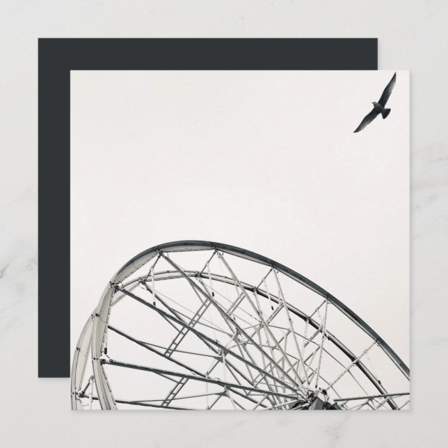 Strandlaufrad Einladung (Vorne/Hinten)