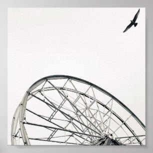 Strandlaufrad Poster