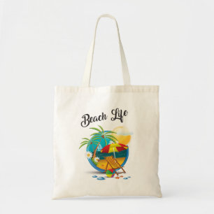 Strandleben Budget-Tasche Tragetasche