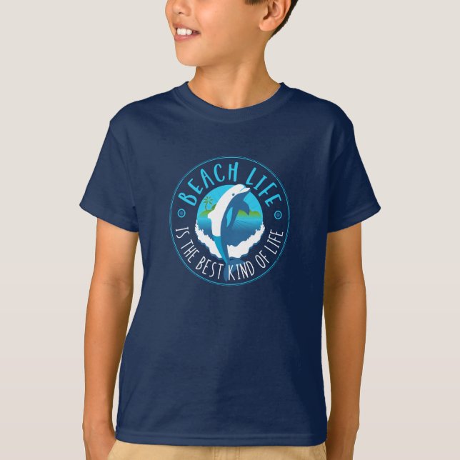 STRANDLEBEN IST DAS BESTE T-Shirt (Vorderseite)
