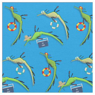 Strandleben von Weedy Sea Dragons Stoff