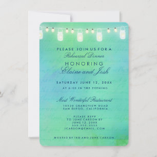 Strandleuchten am Abend der Probe Einladung