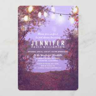 Strandlicht Wasserfront Rustikales Brautparty Einladung