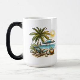 Strandliebhaber Grosser Morphing Verwandlungstasse