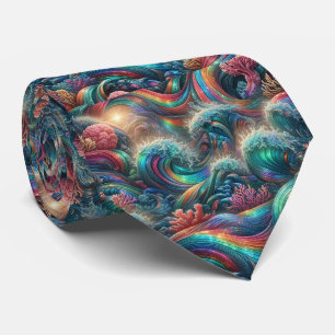 Strandliebhaber Krawatte Regenbogen-Ozean-Korall