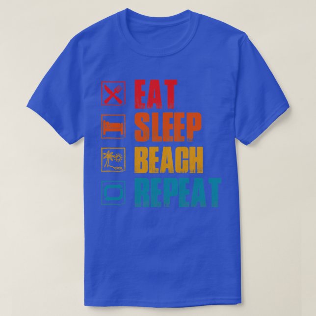 Strandliebhaber T-Shirt (Design vorne)