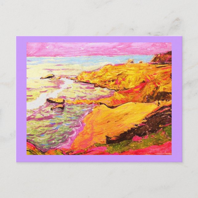 Strandmusik Postkarte (Vorderseite)