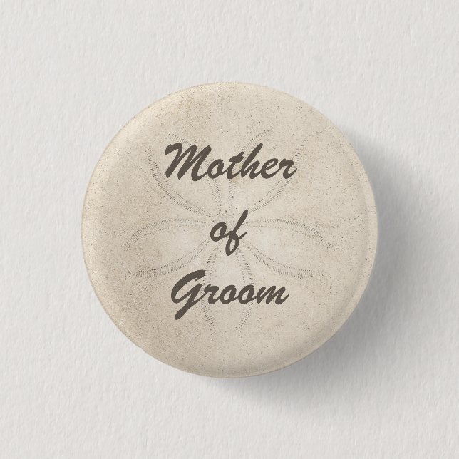 Strandnähe Mutter der Groom-Taste Button (Vorderseite)